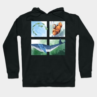 Origami Ocean Hoodie